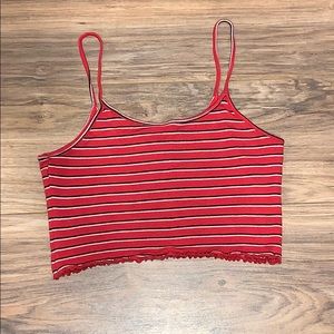 Super Cute Striped Crop Top